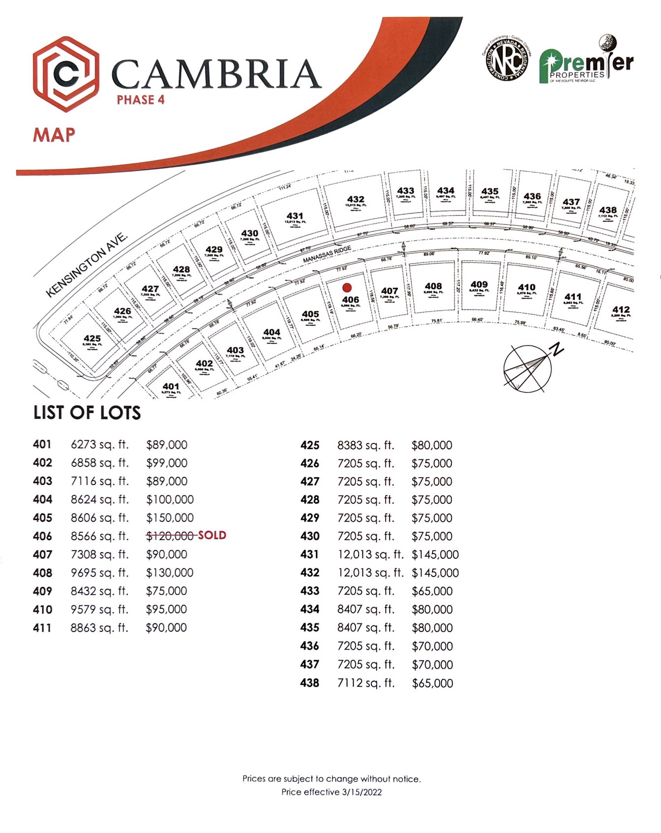 Cambria 4 Mesquite Nevada